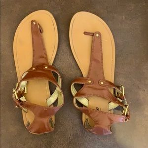 Size 9 brown sandals - final price